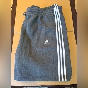 Adidas Gray Athletic Shorts - Fleece - 4XL - New